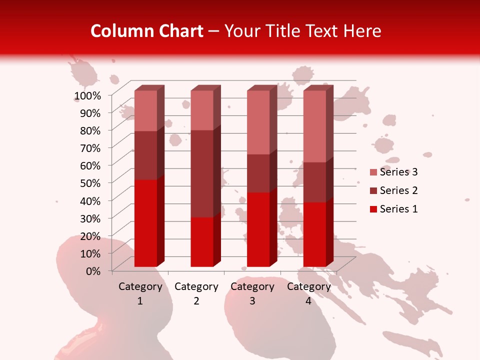 Drip White Grunge PowerPoint Template