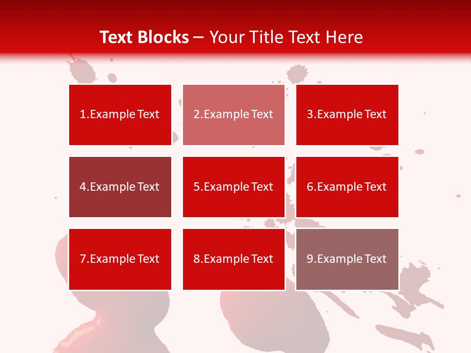 Drip White Grunge PowerPoint Template