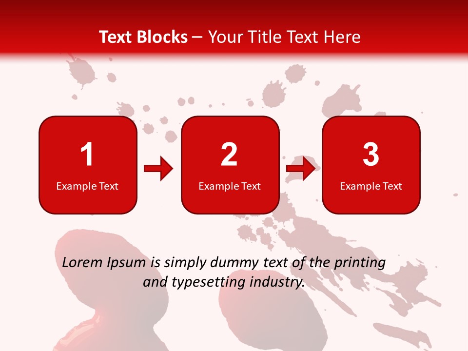 Drip White Grunge PowerPoint Template