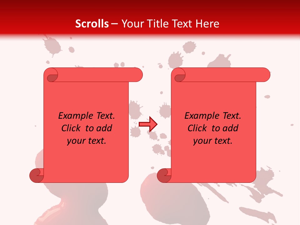 Drip White Grunge PowerPoint Template