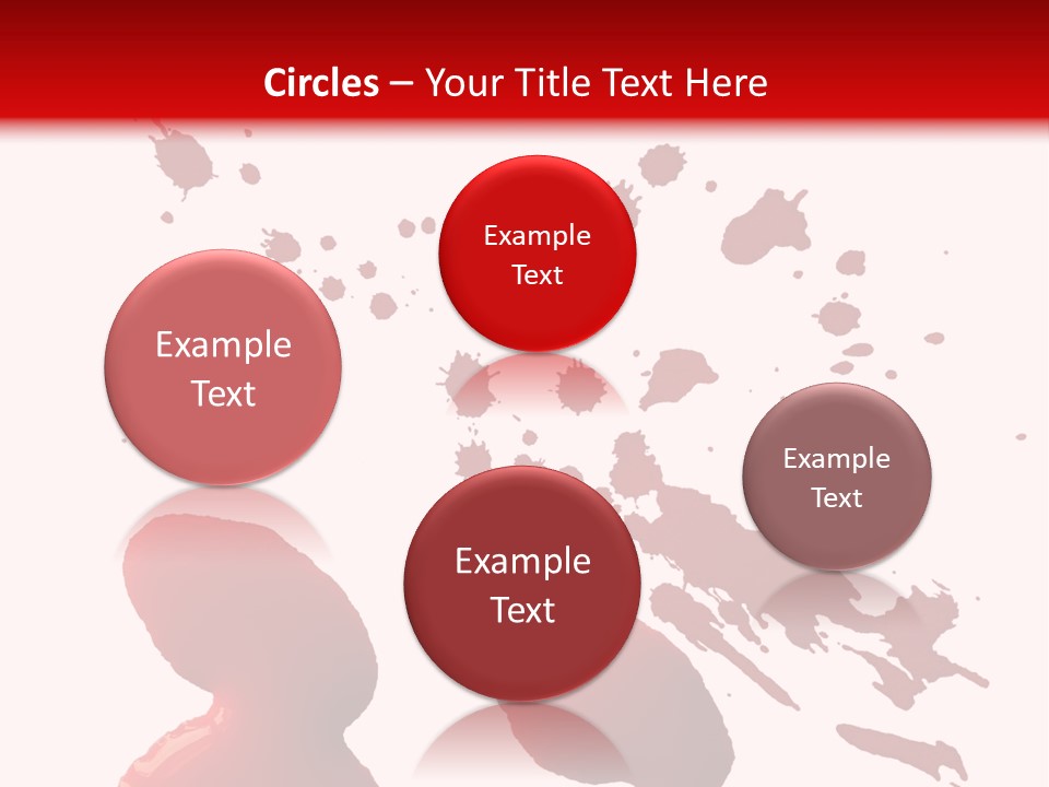 Drip White Grunge PowerPoint Template