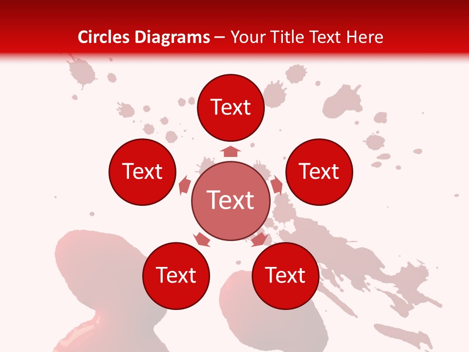 Drip White Grunge PowerPoint Template