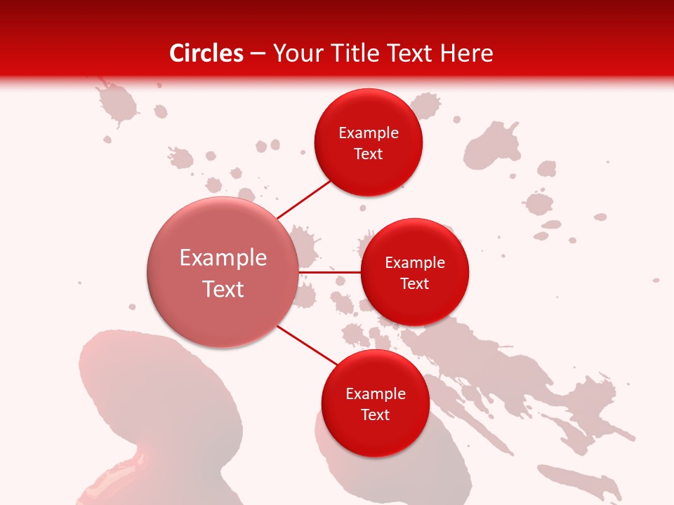 Drip White Grunge PowerPoint Template