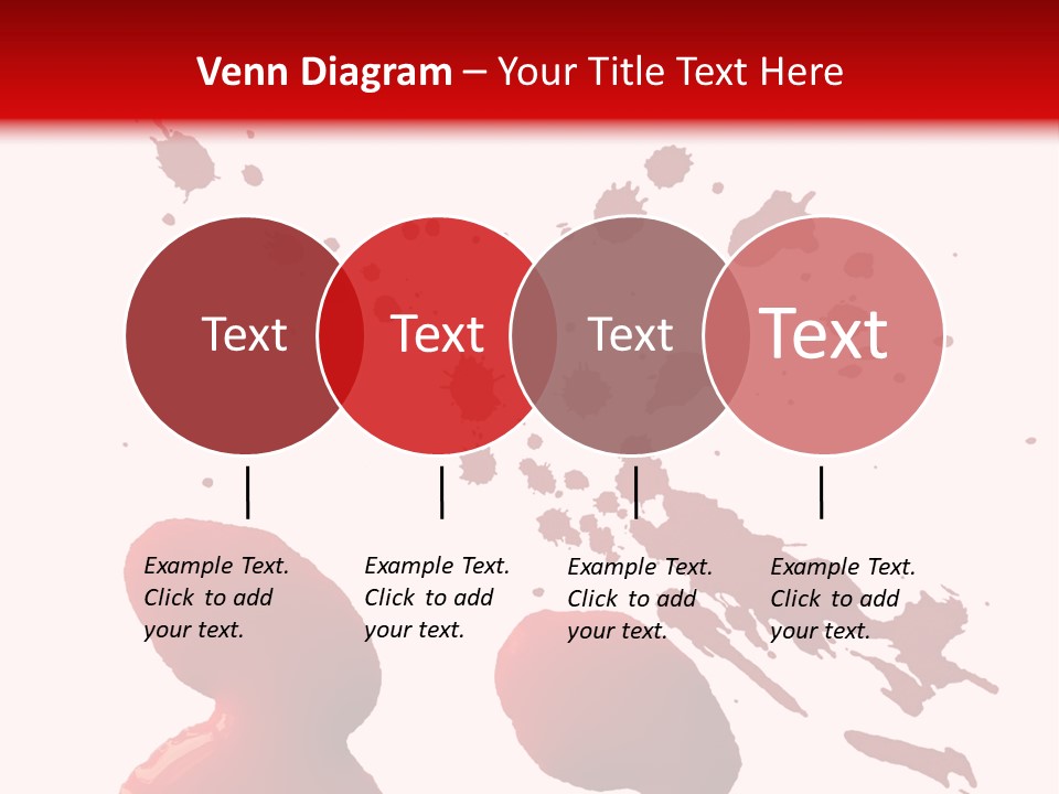 Drip White Grunge PowerPoint Template