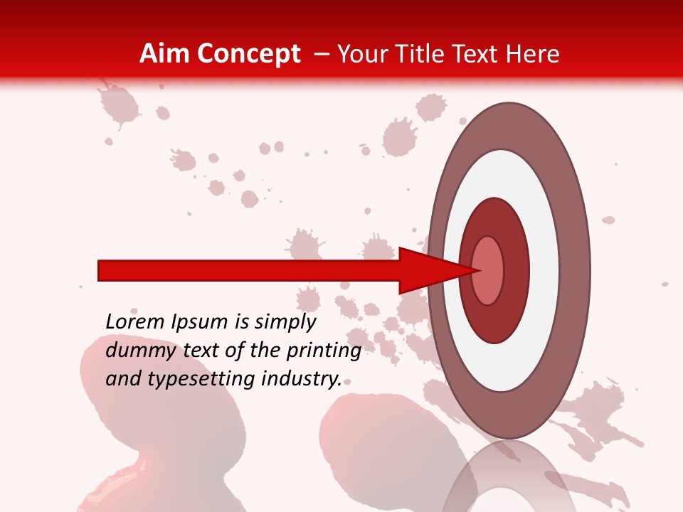 Drip White Grunge PowerPoint Template