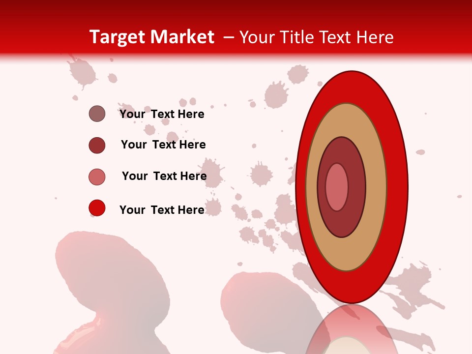 Drip White Grunge PowerPoint Template