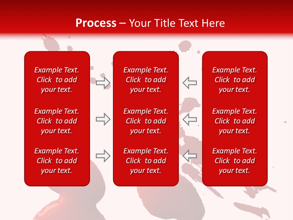 Drip White Grunge PowerPoint Template