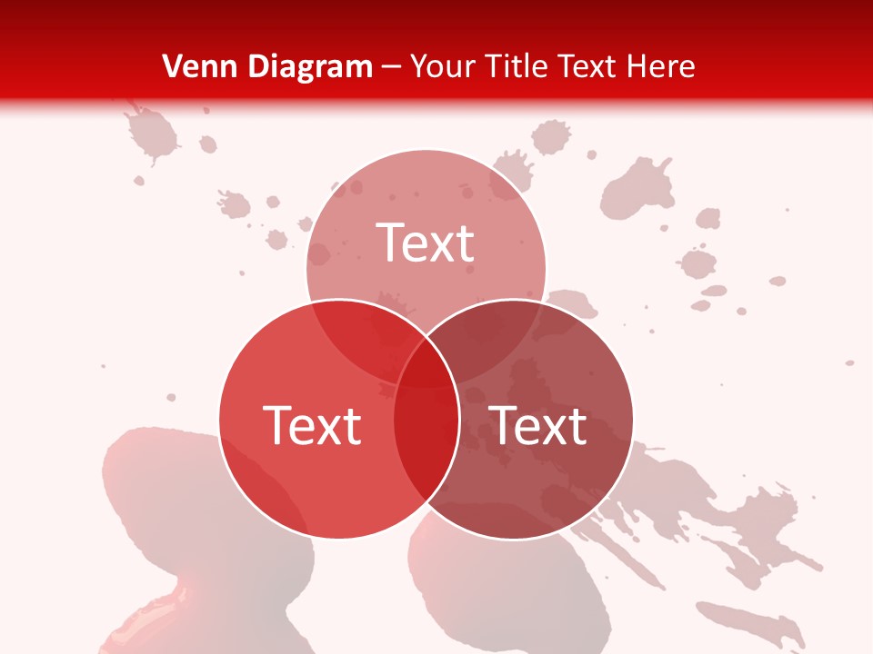 Drip White Grunge PowerPoint Template