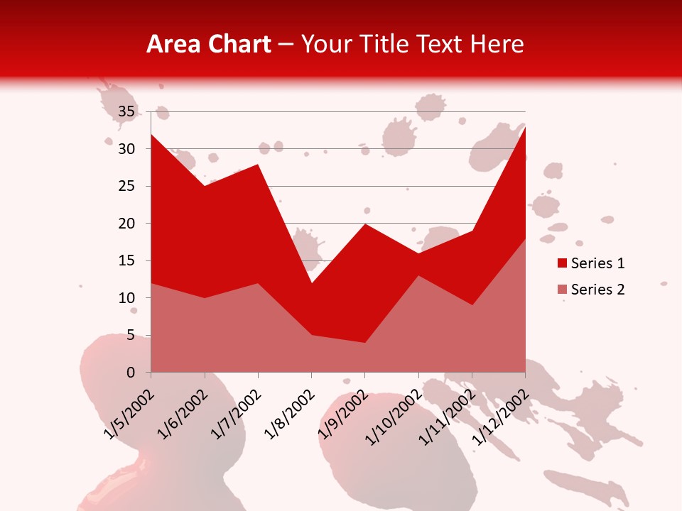 Drip White Grunge PowerPoint Template