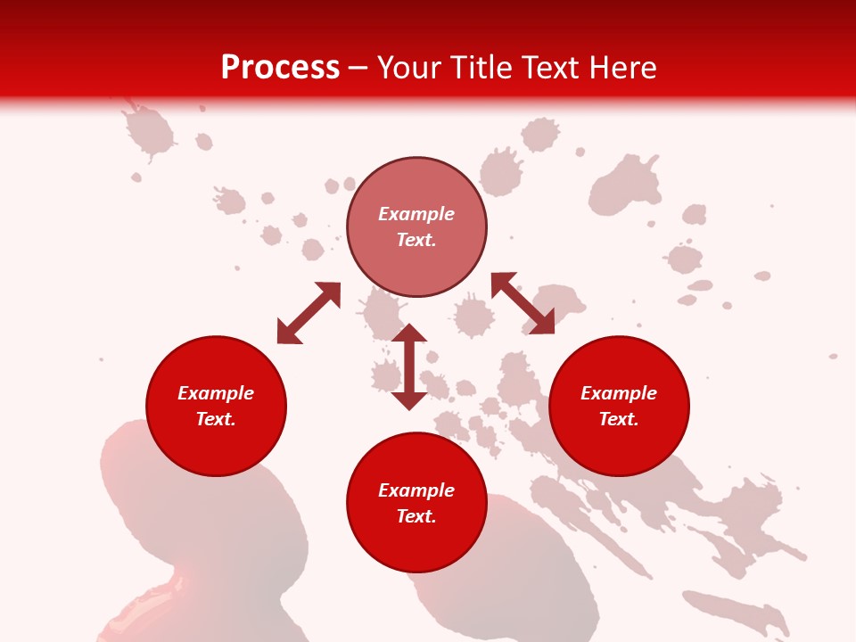 Drip White Grunge PowerPoint Template