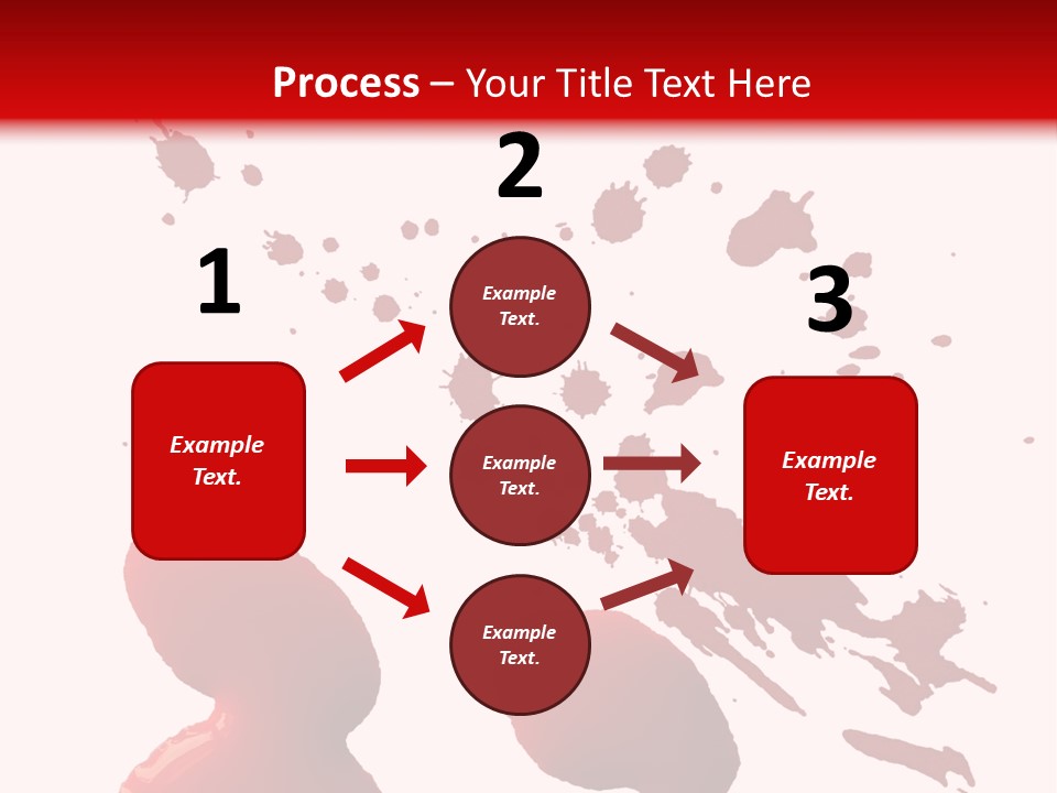 Drip White Grunge PowerPoint Template