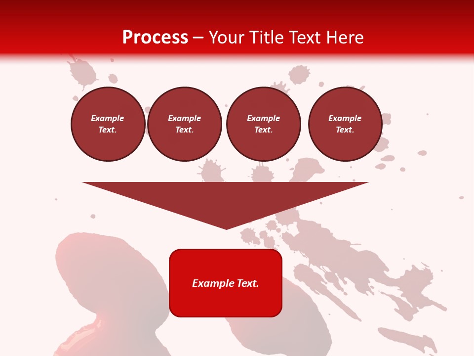 Drip White Grunge PowerPoint Template