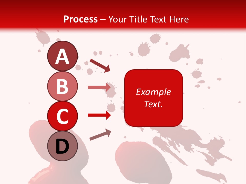 Drip White Grunge PowerPoint Template