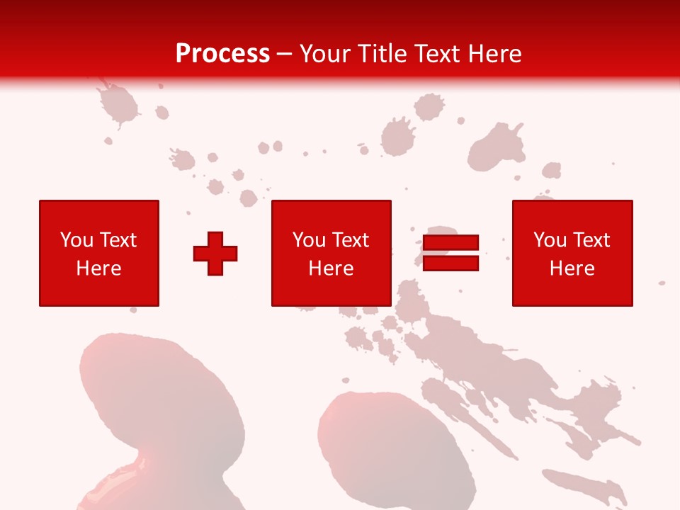 Drip White Grunge PowerPoint Template