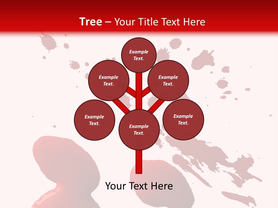 Drip White Grunge PowerPoint Template