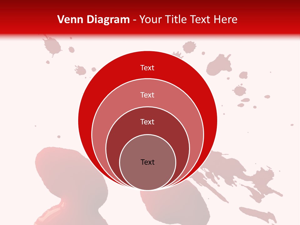 Drip White Grunge PowerPoint Template