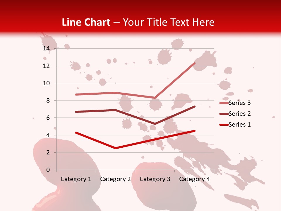 Drip White Grunge PowerPoint Template