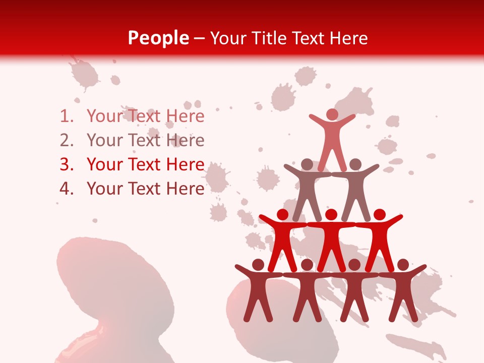 Drip White Grunge PowerPoint Template