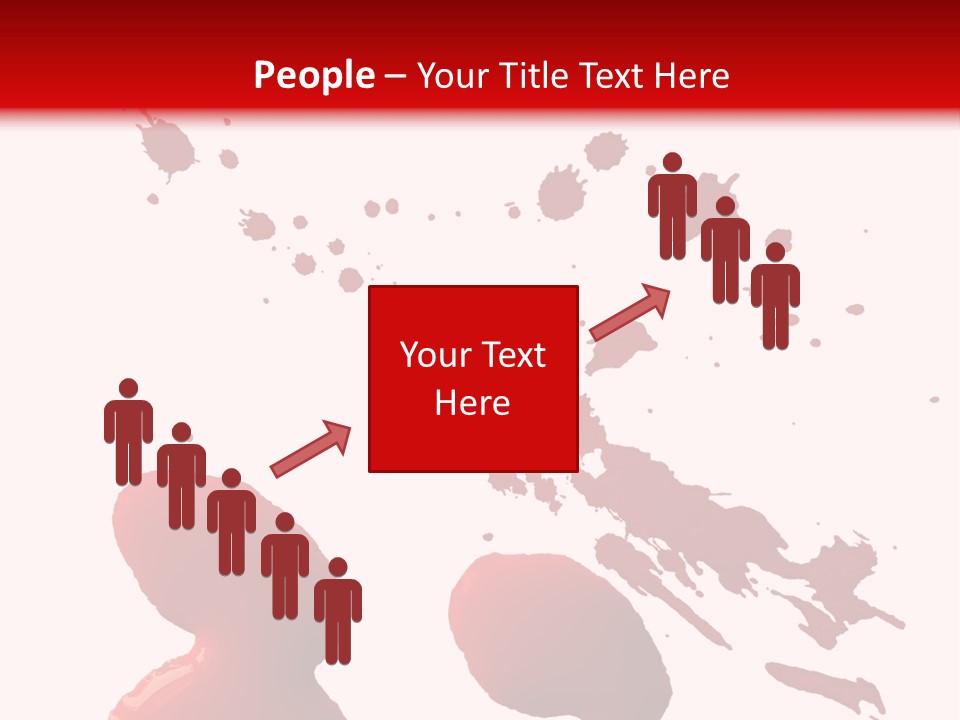 Drip White Grunge PowerPoint Template