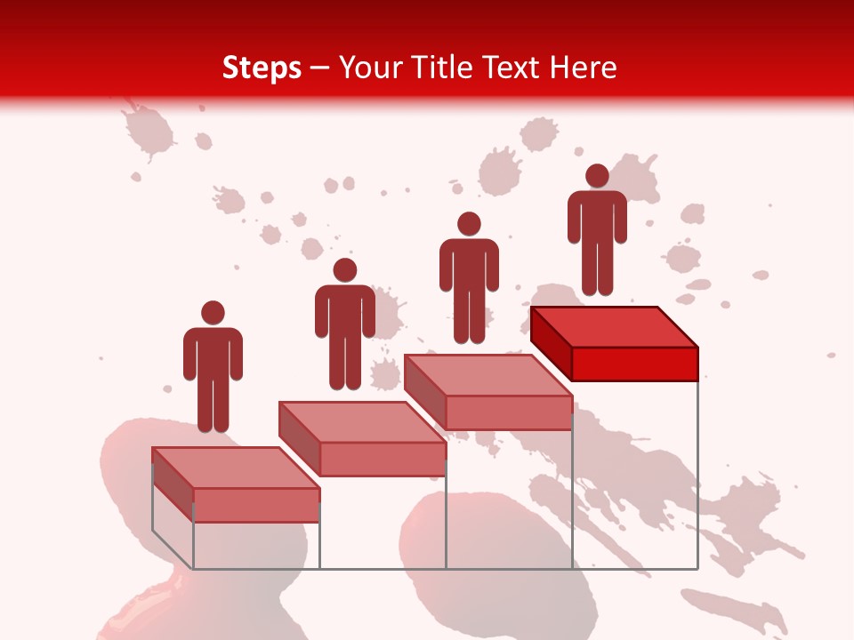 Drip White Grunge PowerPoint Template