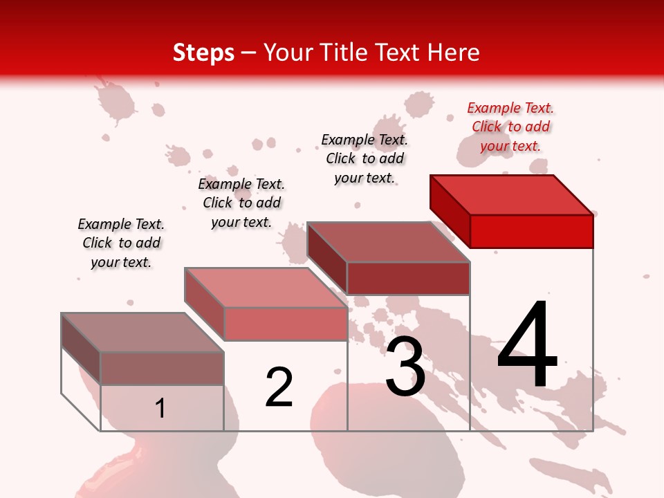 Drip White Grunge PowerPoint Template