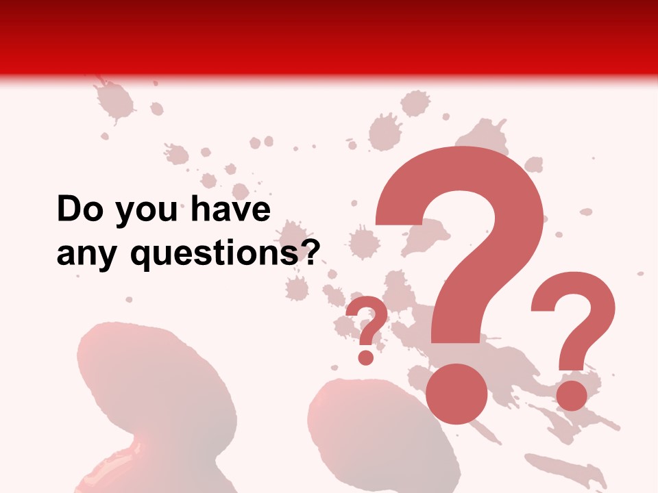 Drip White Grunge PowerPoint Template