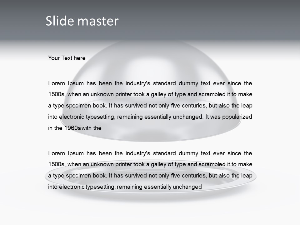 Meal Dining Gourmet PowerPoint Template