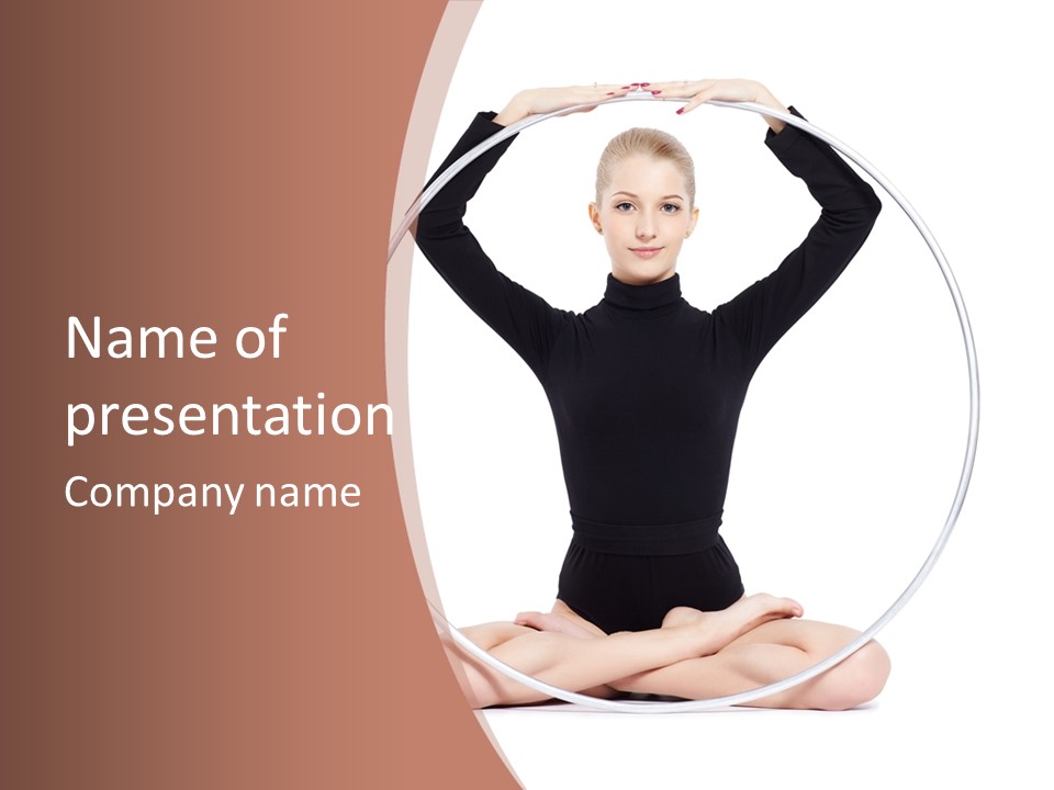 Body Stretch Training PowerPoint Template