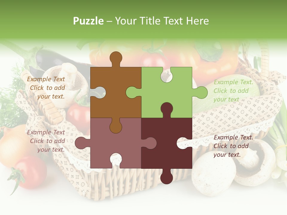 Natural Fresh Healthy Eating PowerPoint Template