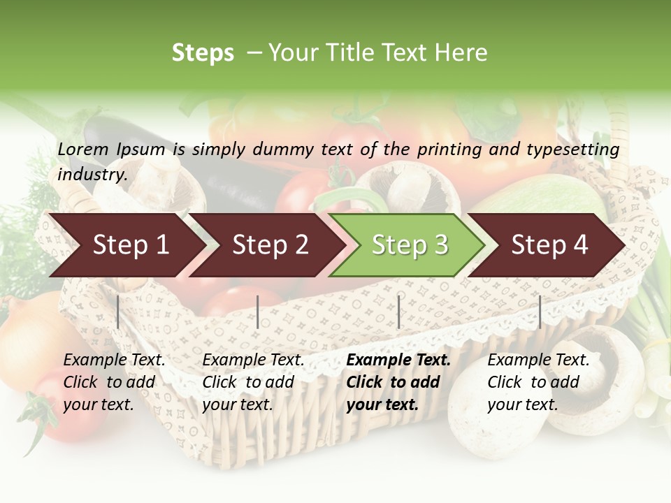 Natural Fresh Healthy Eating PowerPoint Template