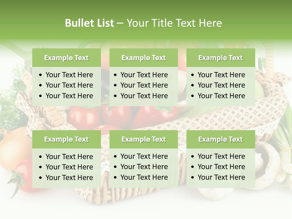 Natural Fresh Healthy Eating PowerPoint Template