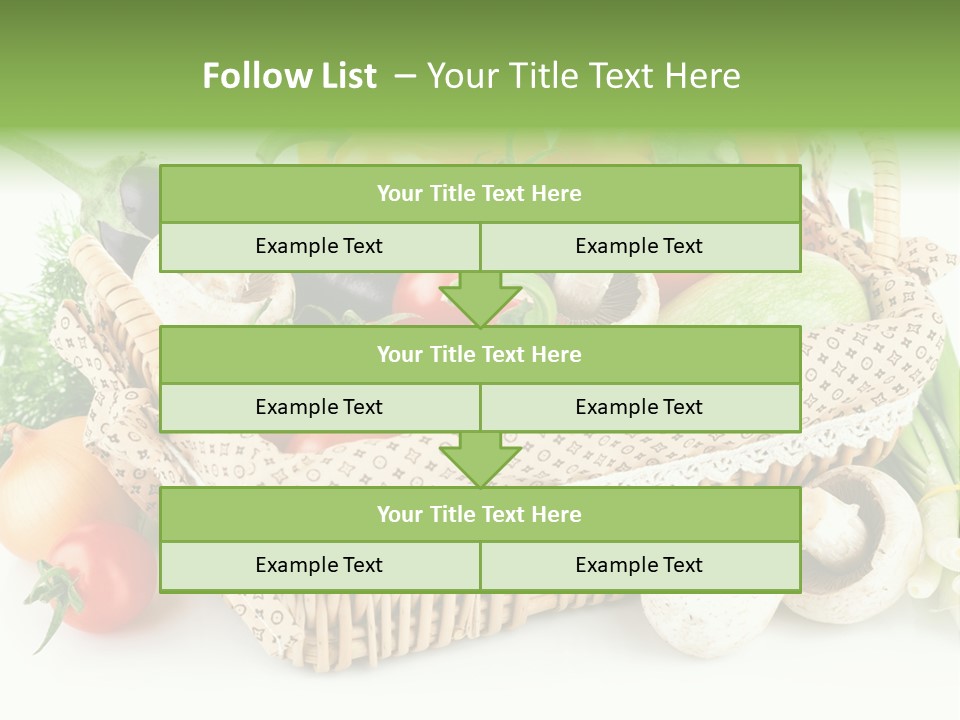 Natural Fresh Healthy Eating PowerPoint Template