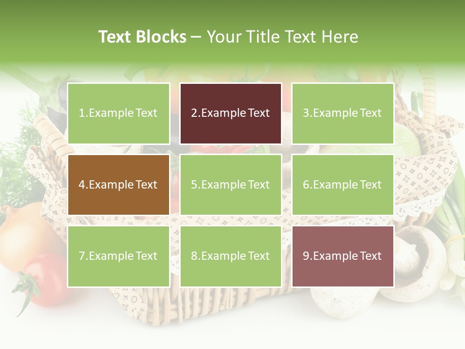 Natural Fresh Healthy Eating PowerPoint Template