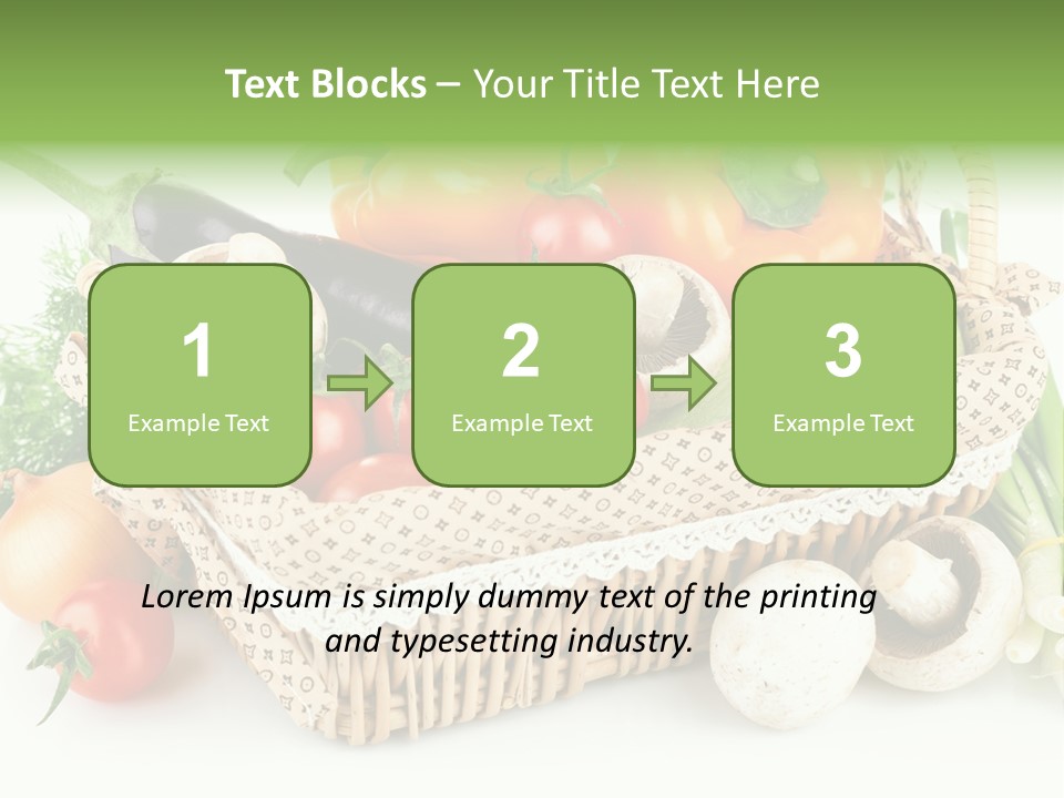 Natural Fresh Healthy Eating PowerPoint Template