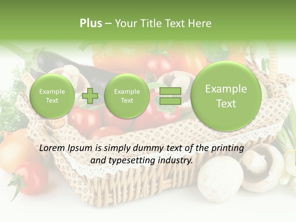 Natural Fresh Healthy Eating PowerPoint Template