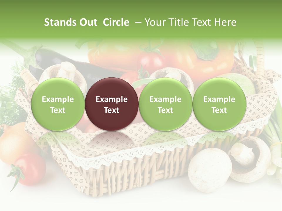 Natural Fresh Healthy Eating PowerPoint Template