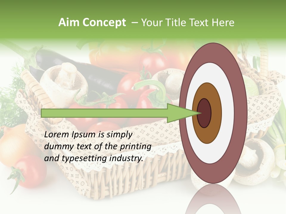 Natural Fresh Healthy Eating PowerPoint Template