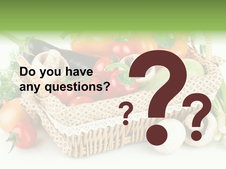 Natural Fresh Healthy Eating PowerPoint Template