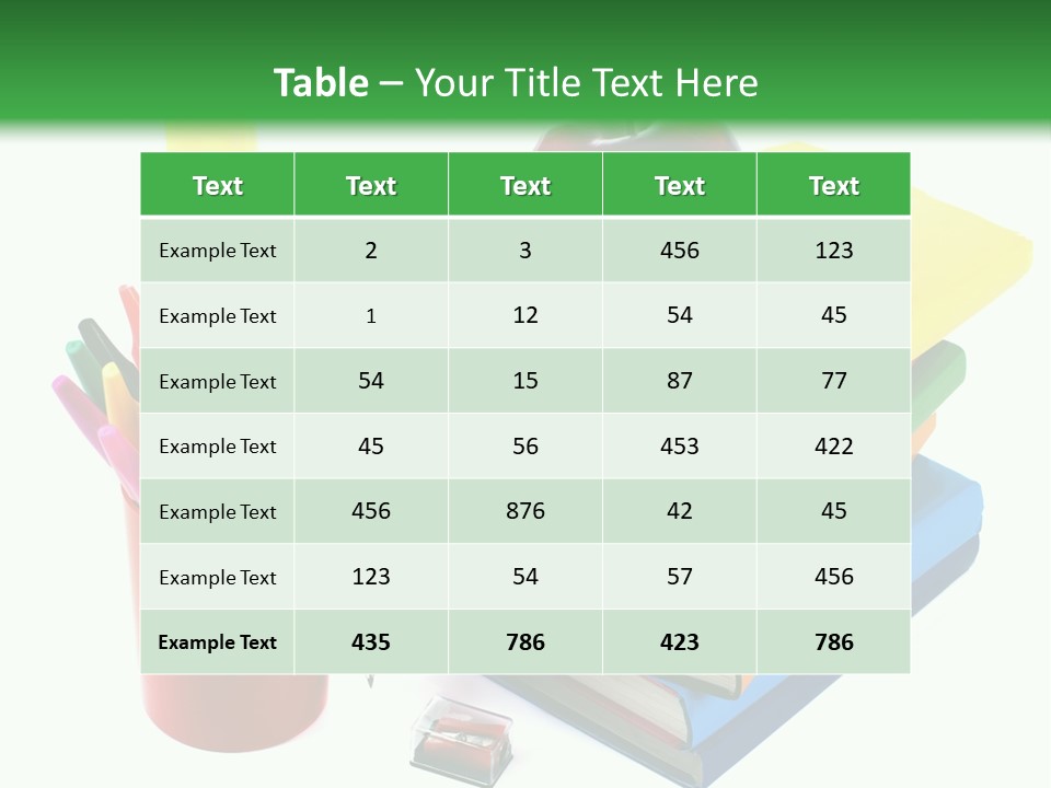 Still Life Nobody No People PowerPoint Template