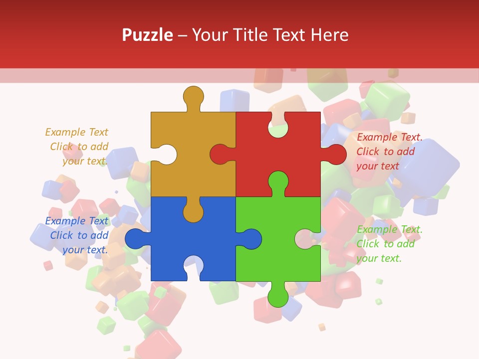 Illustration Creativity Graphic PowerPoint Template