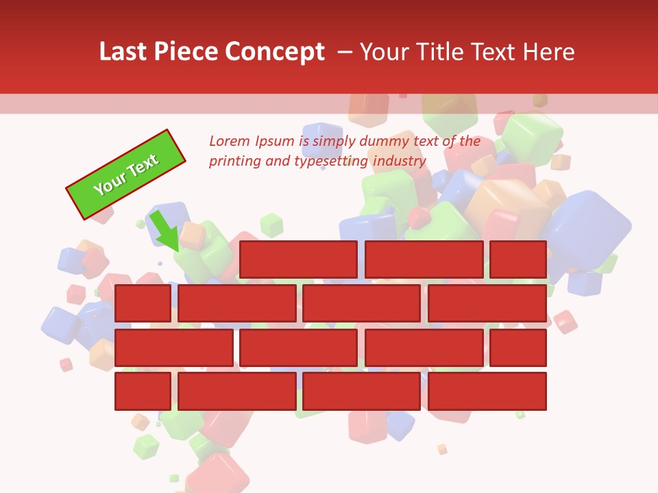 Illustration Creativity Graphic PowerPoint Template