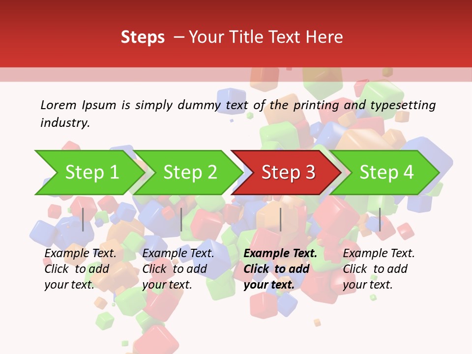 Illustration Creativity Graphic PowerPoint Template