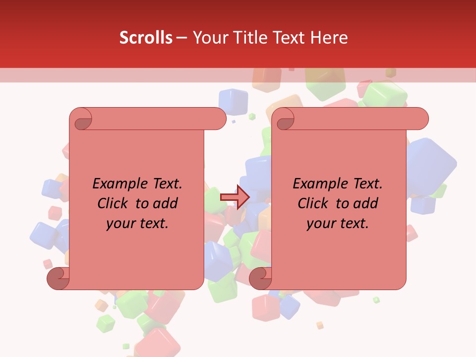 Illustration Creativity Graphic PowerPoint Template