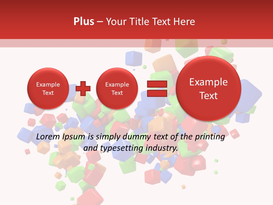 Illustration Creativity Graphic PowerPoint Template