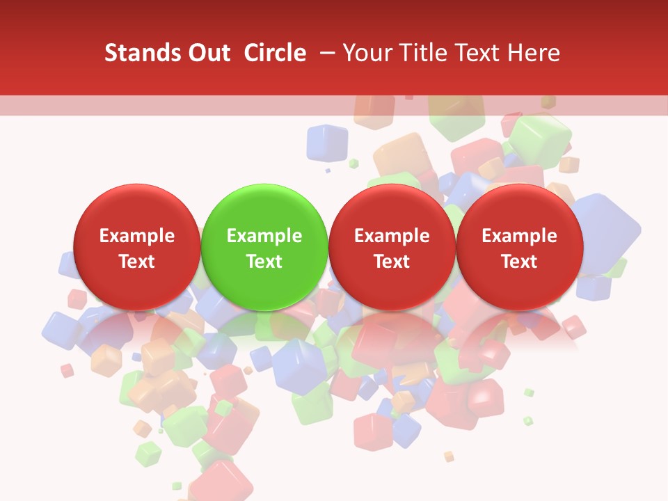 Illustration Creativity Graphic PowerPoint Template