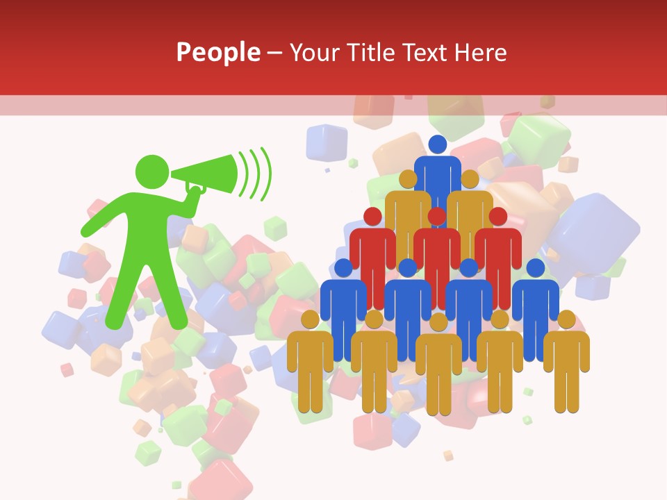 Illustration Creativity Graphic PowerPoint Template