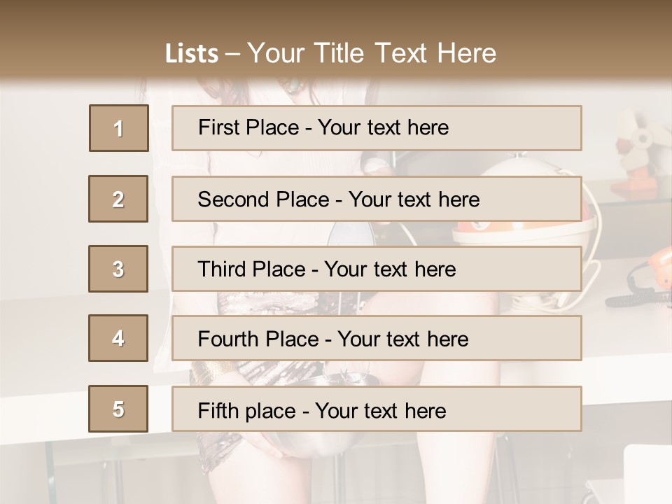 Interior Fashion Legs PowerPoint Template