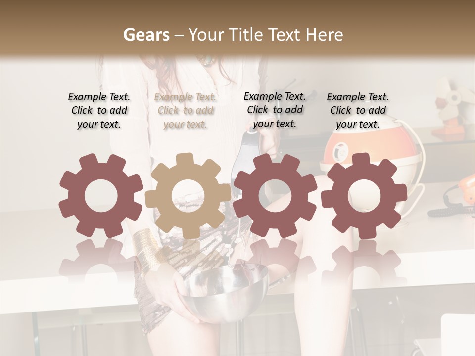 Interior Fashion Legs PowerPoint Template