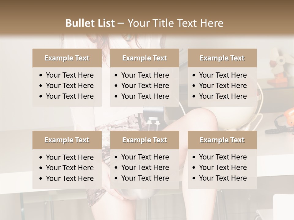 Interior Fashion Legs PowerPoint Template