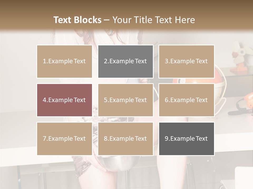 Interior Fashion Legs PowerPoint Template